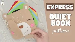 How to Make a Mini Quiet Book in ONE Evening Tutorial