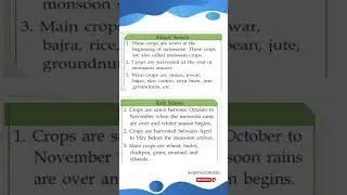 Kharif and Rabi Crops | Seasons of Agriculture Explained #socialscience #agricultureeducation #rabi