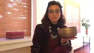 Meditation with singing bowls with Heleniq