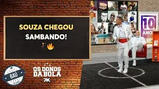 Souza provoca Neto e chega ao Donos sambando ap&oacute;s vit&oacute;ria do S&atilde;o Paulo | Ba&uacute; do Neto