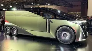 SIX WHEELS! The Lexus LS Concept Is A Next-Level Luxury BEAST!