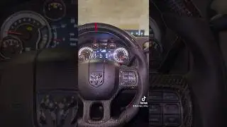 DODGE RAM 1500 - CARBON FIBRE STEERING WHEEL UPGRADE 🔥
