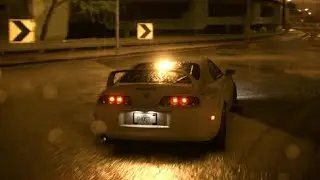 Best late night vibe in any racing game...