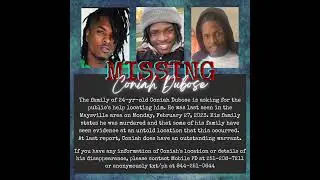 MISSING - Terrance Dubose, Mobile, Alabama