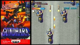 Gundhara - Arcade Complete Playthrough #115【Longplays Land】