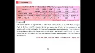 Situation 6 – Page 98 : Comment l’investissement stimule la C E en agissant sur l’offre ?
