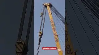 140Ton capacity!  Train accident relief Crane @RailwayTechnical