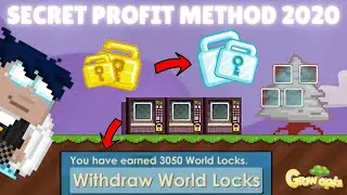 SECRET PROFIT METHOD WITH DISPLAY BLOCK 🤑 HOW TO GET RICH 2020 | Growtopia  Best Way To Profit