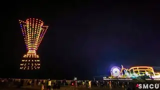 500 Drones Light Up Santa Monica Beach in Celebration of Concacaf Gold Cup Final