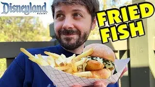 Disneyland FISH FRIDAY - Fried Fish Sandwich at Hungry Bear Restaurant!