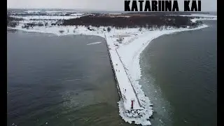 DJI MINI 2: DRONE AERIAL FOOTAGE / KATARIINA KAI PALJASSAARE HARBOUR WINTER