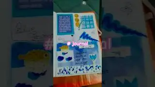 Blue journal #journal #journaling #creativity 💕💕💕
