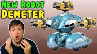 НОВЫЙ робот-целитель-телепорт ДЕМЕТРА &mdash; тестовый сервер War Robots, игровой процесс WR
