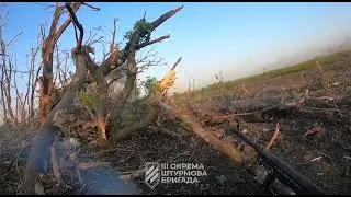 3rd Separate Assault Brigade realiza ataque contra posições russas em Bakhmut (FPV primeira pessoa)