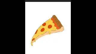 My pizza is melting 🤤😋 #drawing #animation #procreate #colors #hobby #dibujo #shorts #designing