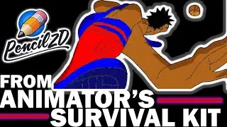 THE POWER OF ANIMATOR'S SURVIVAL KIT. A player bouncing the ball really hard. Pencil2d animated reel