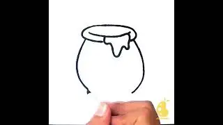 How to Draw Honey jar #Shorts