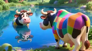 Counting Colors with Cow 🐄🌈 Fun Kids Song | Learn Colors and Numbers for Toddlers
