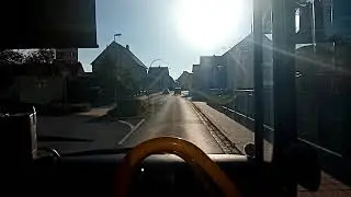 Mitfahrt mit der VGN Linie 203E - Höchstadt/Aisch Realschule  -  Erlangen Neuer Markt - Über die A3