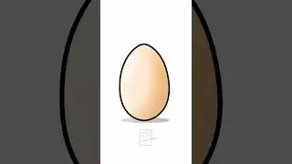 How to draw an Egg 🥚 in Procreate on IPad Pro | #shorts #procreate #drawing #artshorts #art #egg