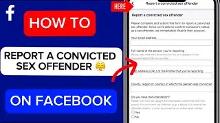 How to Report a Convicted Sex Offender on Facebook
