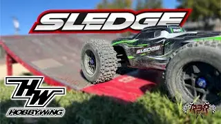 Traxxas SLEDGE BASH | HobbyWing Max8 **First Run**