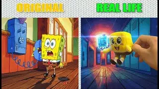 SpongeBob Animation Plushie | Original Vs Real Life | Part 20