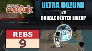 Rebound Position and Timing is Key---9 REB GAME vs DOUBLE CENTER!!! | SLAM DUNK MOBILE