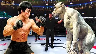 TRUE Bruce Lee vs. Smart Monkey Fighter | EA Sports UFC 5
