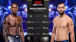 Israel Adesanya vs Dominick Reyes Full Fight - UFC 5 Fight Night