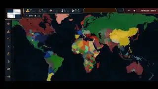 Таймлапс Age of History 3 (AOH3). Timelapse Age of History 3 (AOH3). (1836-2026). Моё второе видео