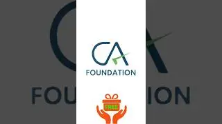 CA Foundation Course FREE 🆓 🆓 #cafoundation #castudents #ca #castudents #caexam #castudent #free