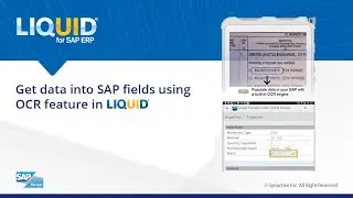 Get Data into SAP Fields using OCR Feature in Liquid UI for Android