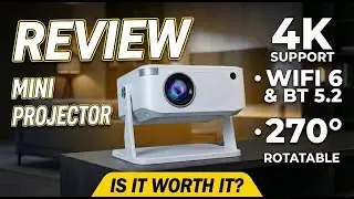 Phigeek Mini Projector with WiFi 6 and Bluetooth 5.2 Review - Is it Good? Is it Worth It?