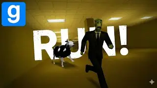 Polish Cow Nextbot Chase Me In The Backrooms (Garry's Mod)