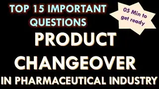 Product changeover in pharmaceutical industry l Product cleaning l Batch cleaning in pharma company.