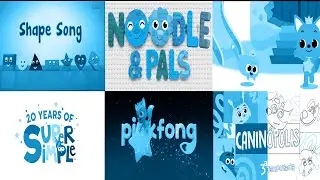 (grand compilation)Logo Effects | The Shape Song, Pinkfong x Ninimo Slide Down, Noodle and Pals Lego