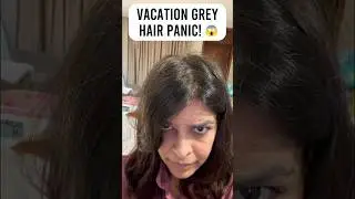 Vacation Grey Hair Panic! 😱 Testing BBlunt 5 Min Color (Honest Review)