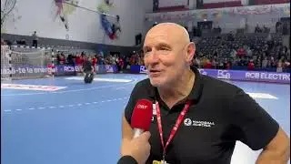 Herbert M&uuml;ller (Trainer &Ouml;HB Frauen Nationalteam) - Interview nach der Niederlage gegen Rum&auml;nien