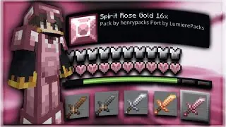 Spirit Rose Gold 16x (by henrypacks) | MCPE pvp TexturePack