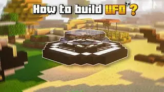 Building a Flying UFO in Minecraft!  (EPIC Build Tutorial) 👽🛸
