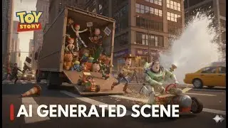 Toy Story: Woody & Buzz&rsquo;s Epic Truck Chase Scene | AI Reimagined