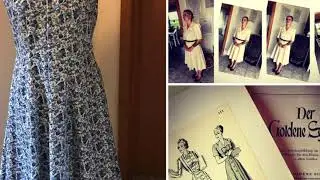 Kleid Goldener Schnitt 1949 Juli