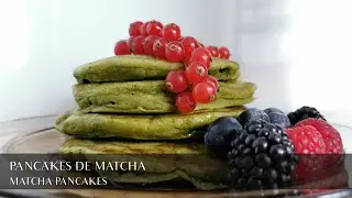 🍵 Pancakes esponjosos de MATCHA JAPONÉS 🥞🎎🥞 JAPANESE MATCHA fluffy pancakes 🍵