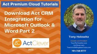Download Act CRM Integration for Microsoft Outlook & Word Part 2