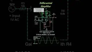 Transistor Differential Amplifier