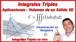 Vectorial Clase #20: Integrales Triples - Calculando el volumen de un Sólido en 3D