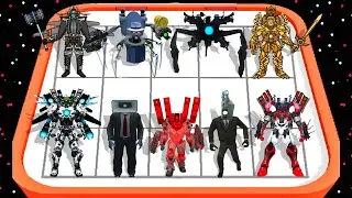 Merge Monster: Radio Master Battle Sink Toilet War Strategy Defence Fight Gameplay