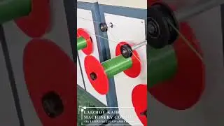Monofilament winder for pet pp extrusion line for rope