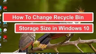How to Change Recycle Bin Storage Size in Windows 10 [Tutorial]